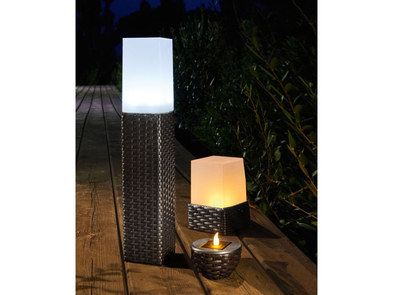 Pełny ekran: LIVARNO LUX Lampa solarna LED, imitacja rattanu - zdjęcie 3