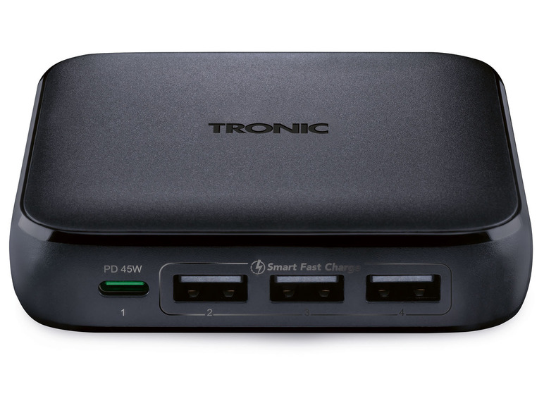 Pełny ekran: TRONIC Stacja ładująca USB, PD, 65 W - zdjęcie 1