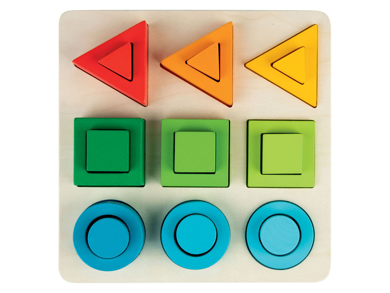 Pełny ekran: PLAYTIVE® Drewniana układanka edukacyjno-poznawcza Montessori, 1 zestaw - zdjęcie 4