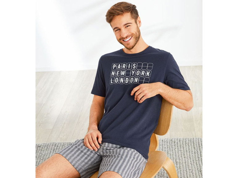 Pełny ekran: LIVERGY T-shirt męski do spania z biobawełny, 1 sztuka - zdjęcie 1