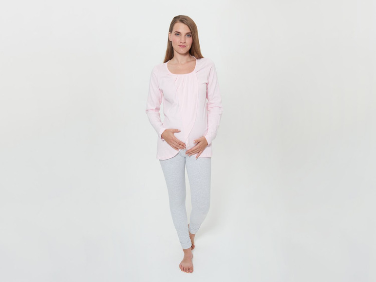 Pełny ekran: ESMARA® Lingerie Piżama ciążowa z biobawełną, 1 komplet - zdjęcie 4