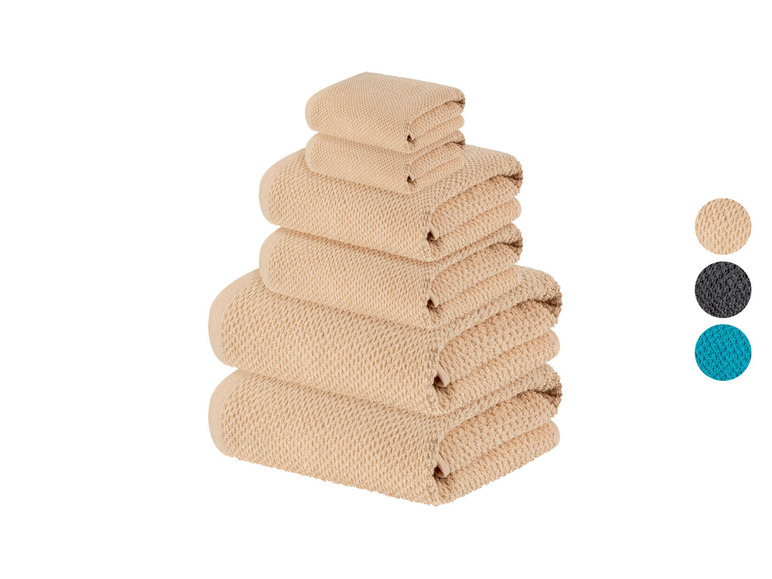 Pełny ekran: LIVARNO home Komplet ręczników frotté, 6 elementów - zdjęcie 1