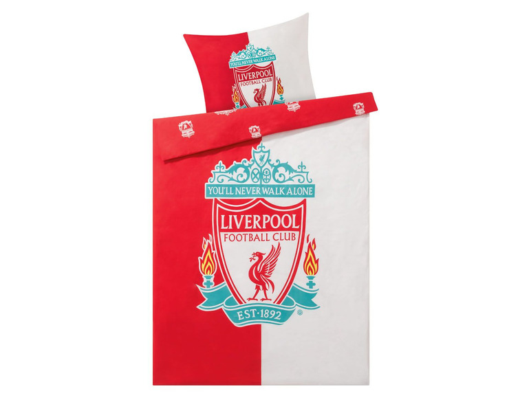 Pełny ekran: Pościel z bawełny renforcé FC Liverpool 140 x 200 cm, 1 komplet - zdjęcie 1