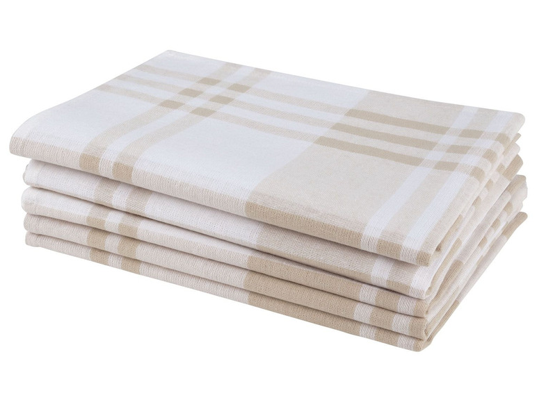 Pełny ekran: meradiso Ręczniki kuchenne z lnem 50 x 70 cm, 5 sztuk - zdjęcie 7