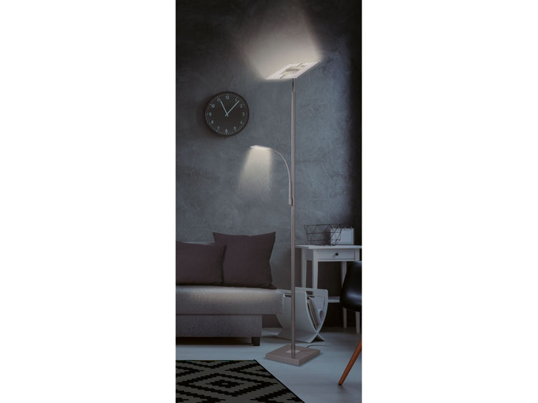 Pełny ekran: LIVARNO home Lampa stojąca LED kierująca światło ku górze - zdjęcie 8