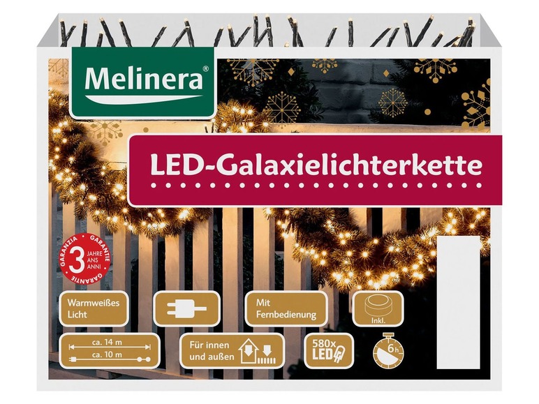 Pełny ekran: Melinera Girlanda świetlna 580 diod LED - zdjęcie 2