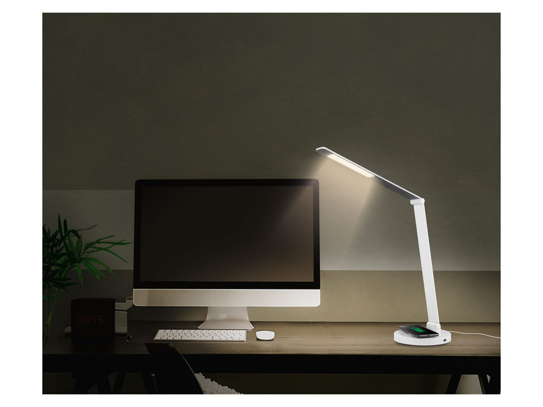 Pełny ekran: LIVARNO home Lampka stołowa LED z ładowarką indukcyjną, 6,2 W - zdjęcie 2