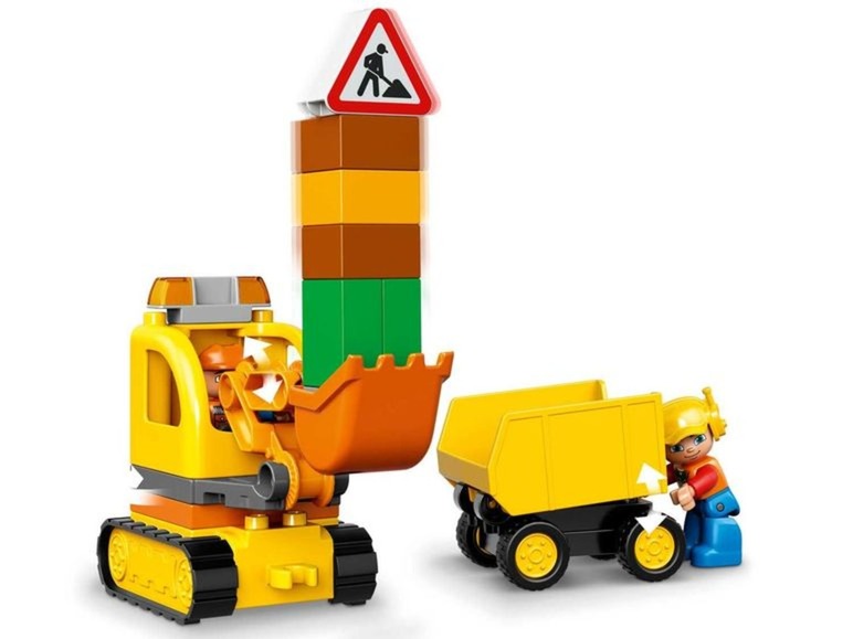 Pełny ekran: LEGO® DUPLO® 10812 Ciężarówka i koparka gąsienicowa - zdjęcie 4