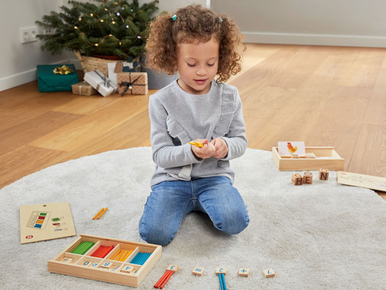 Pełny ekran: PLAYTIVE® Drewniana zabawka edukacyjno-poznawcza Montessori, 1 zestaw - zdjęcie 3