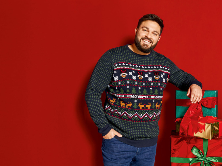 Pełny ekran: LIVERGY® Sweter świąteczny męski XXL - zdjęcie 7