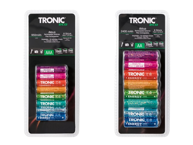 Pełny ekran: TRONIC® Zestaw 8 akumulatorków 1,2 V - zdjęcie 1