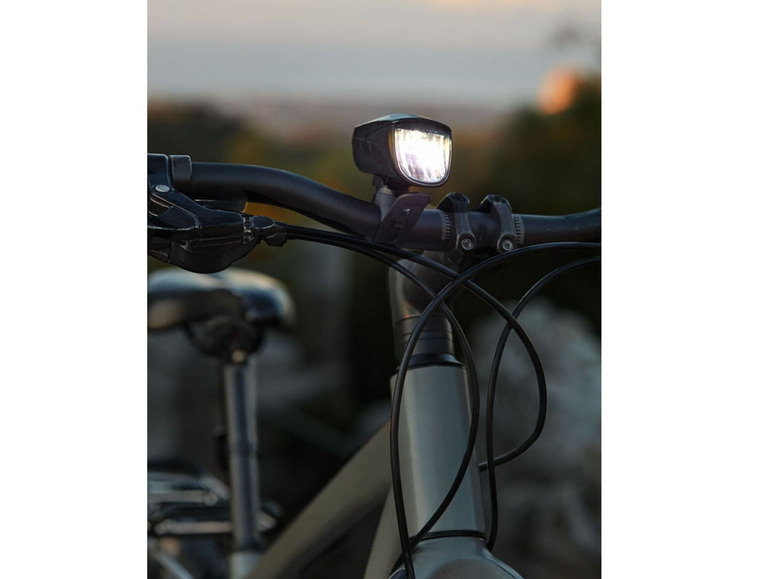 Pełny ekran: CRIVIT Zestaw 2 lampek rowerowych LED przód tył USB - zdjęcie 6
