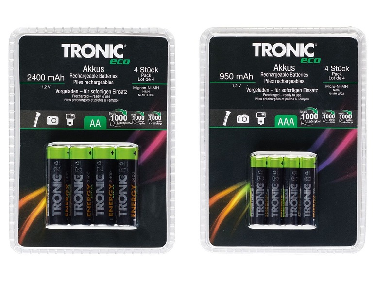 Pełny ekran: TRONIC® Akumulatorki Ni-MH - zdjęcie 1