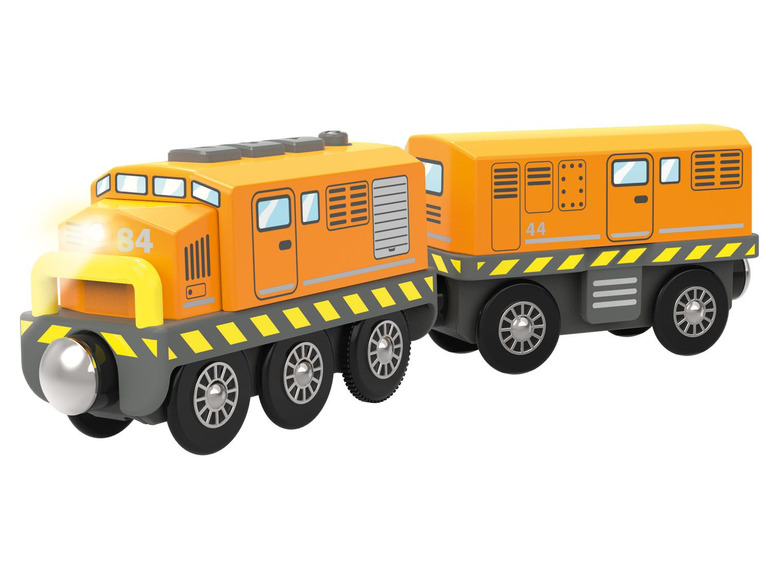 Pełny ekran: Playtive Zestaw lokomotyw do drewnianej kolejki, 1 zestaw - zdjęcie 2