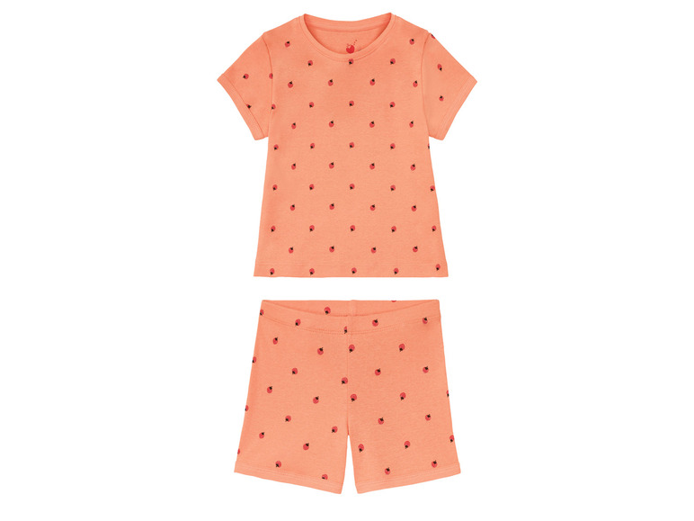 Pełny ekran: LUPILU® Piżama dziewczęca z bawełny (t-shirt + spodenki), 1 komplet - zdjęcie 17