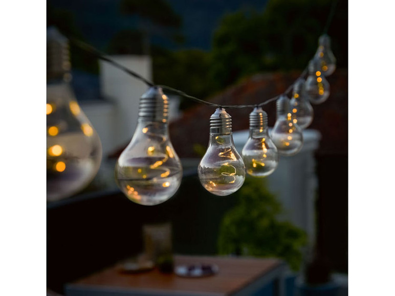 Pełny ekran: Melinera Girlanda świetlna ogrodowa solarna LED, 1 sztuka - zdjęcie 5