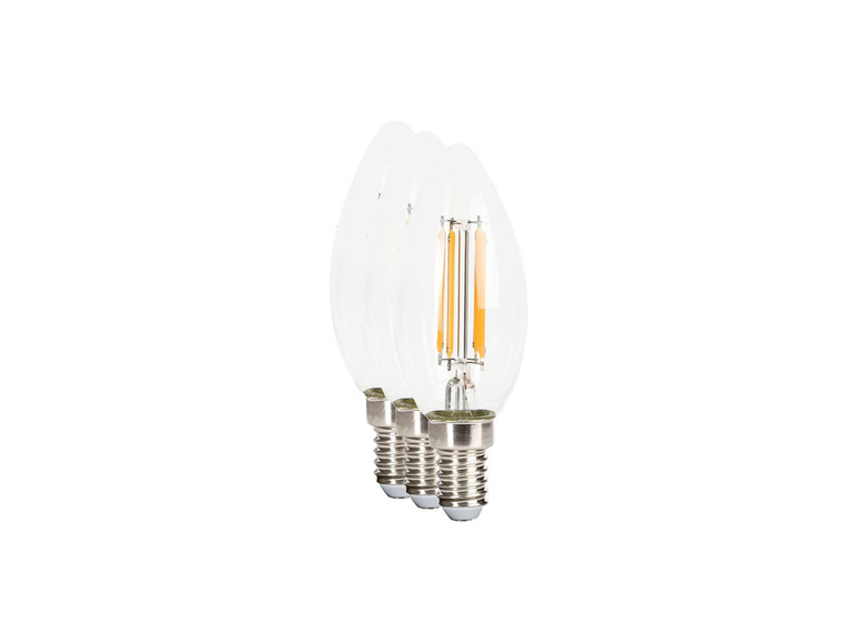 Pełny ekran: LIVARNO LUX Żarówka filamentowa LED E27 / E14, 3 sztuki, 1 zestaw - zdjęcie 10