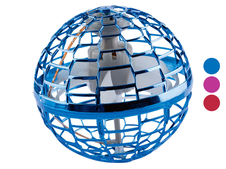 Pełny ekran: Lenco Latająca świecąca piłka LED z efektami świetlnymi - zdjęcie 1