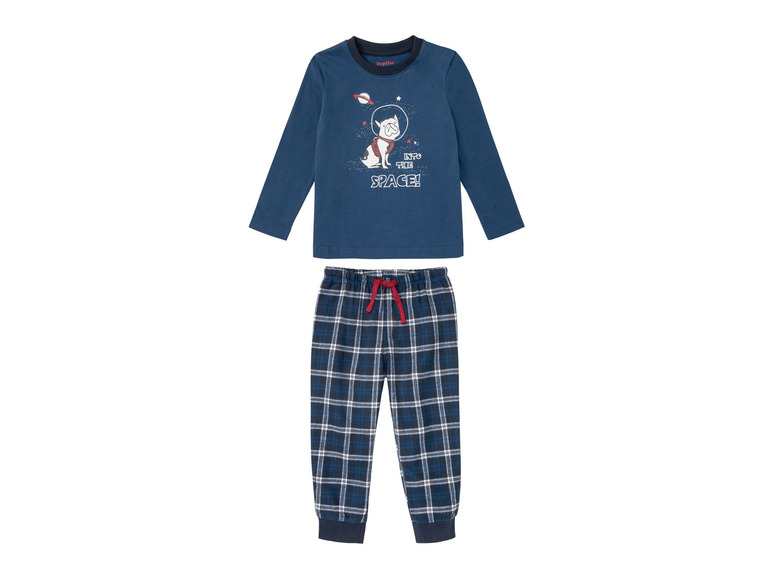 Pełny ekran: lupilu Piżama chłopięca z bawełną (bluzka + spodnie), 1 komplet - zdjęcie 2