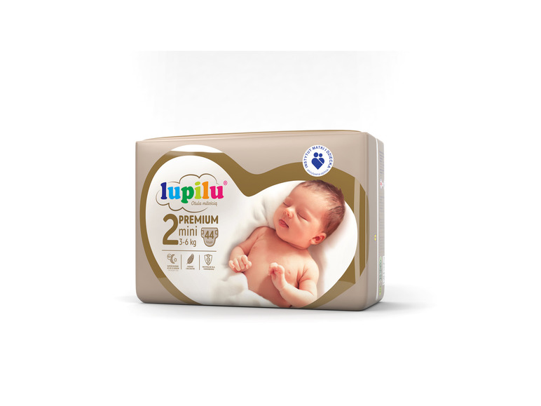Pełny ekran: LUPILU® Pieluchy PREMIUM 2 Mini (3-6 kg), 44 sztuki - zdjęcie 3