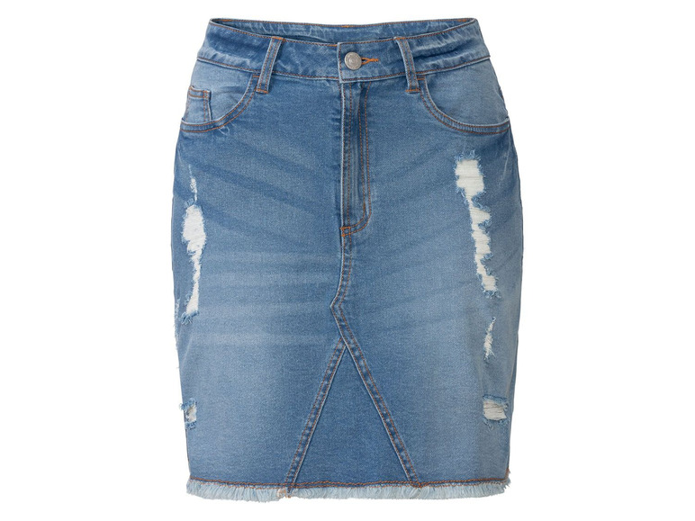 Pełny ekran: esmara® Spódnica jeansowa damska, 1 sztuka - zdjęcie 2