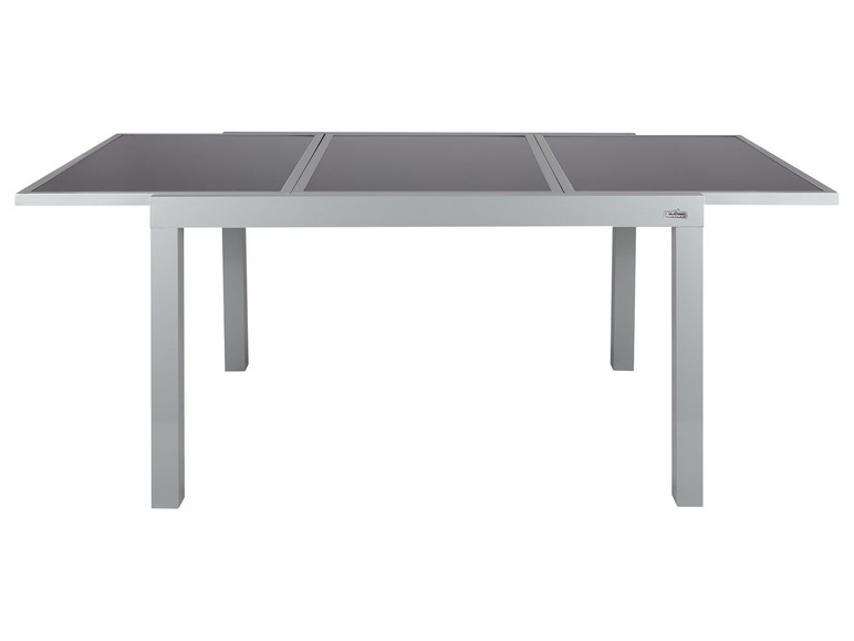 Pełny ekran: florabest Aluminiowy stół ogrodowy rozkładany szary 120-180 x 89 x 75 cm - zdjęcie 3