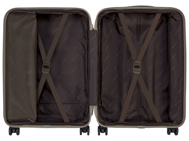 Pełny ekran: TOPMOVE Zestaw walizek z poliwęglanu, złoty - zdjęcie 3