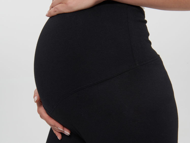 Pełny ekran: esmara® Legginsy ciążowe z biobawełną, 2 pary - zdjęcie 39