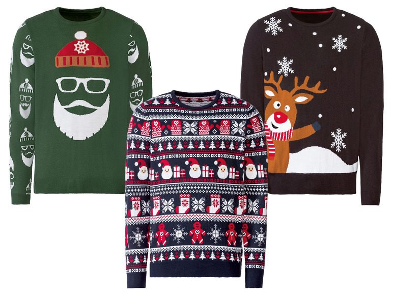 Pełny ekran: LIVERGY® Sweter świąteczny męski, 1 sztuka - zdjęcie 1