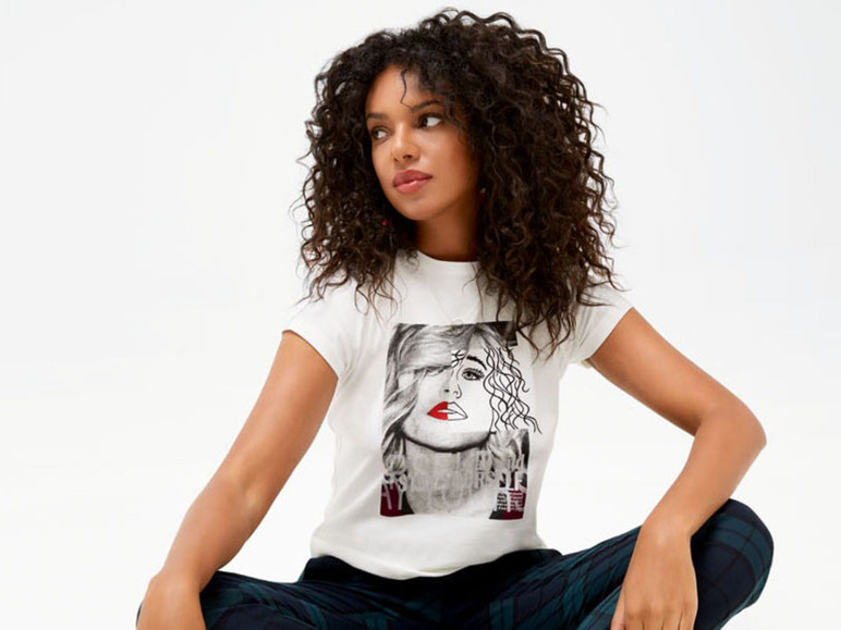 Pełny ekran: esmara® T-shirt damski z bawełny, 1 sztuka - zdjęcie 3
