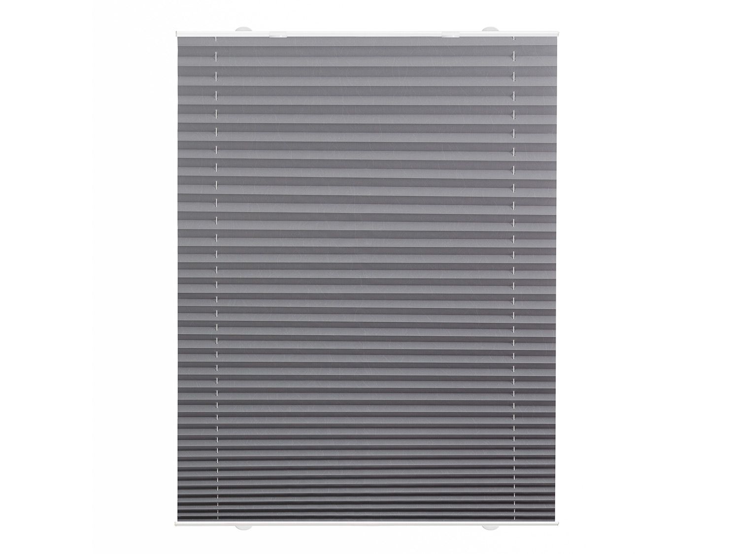 Lichtblick Plisowana roleta Haftfix, bez wiercenia, od 50 x 130 cm (Szary, 50x130 cm)