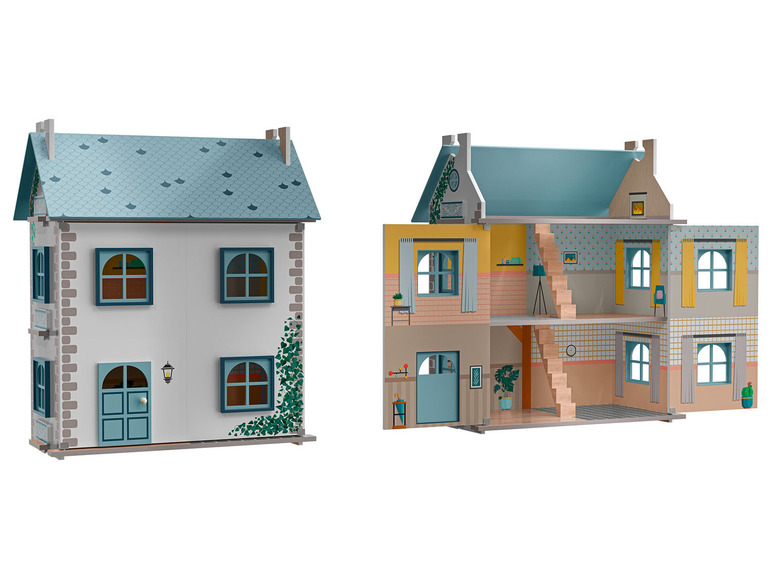 Pełny ekran: Playtive Drewniany domek dla lalek, 1 sztuka - zdjęcie 7
