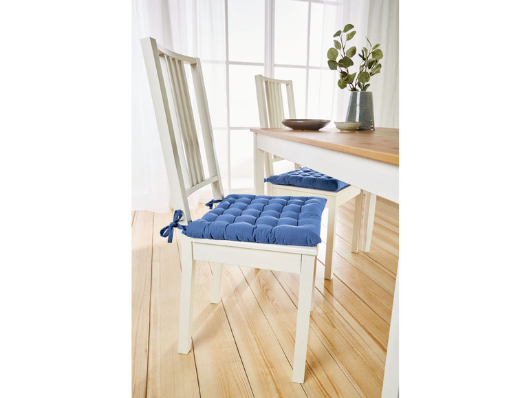 Pełny ekran: LIVARNO home Poduszki na krzesło 40 x 40 cm, 2 sztuki - zdjęcie 9