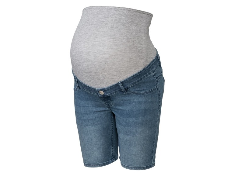 Pełny ekran: esmara® Szorty jeansowe ciążowe, 1 para - zdjęcie 2