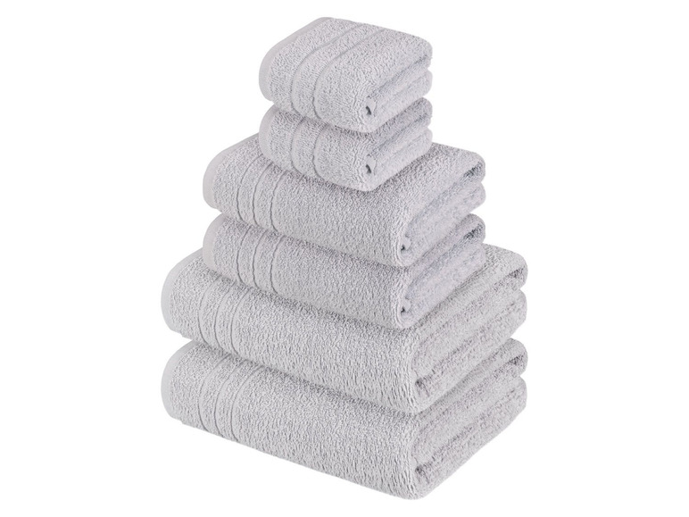 Pełny ekran: miomare Zestaw ręczników frotté, 6 sztuk - zdjęcie 16