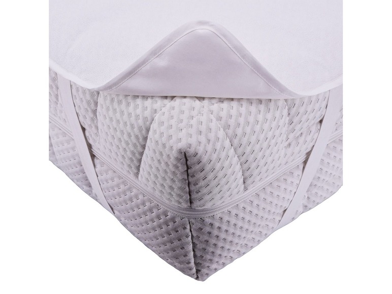 Pełny ekran: Setex Ochraniacz na materac z miękką stroną wierzchnią z tkaniny frotte, 2-warstwowy - zdjęcie 8