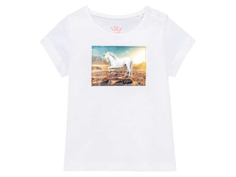 Pełny ekran: lupilu® T-shirt dziewczęcy z bawełny, 1 sztuka - zdjęcie 9