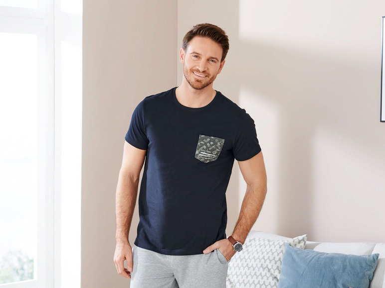 Pełny ekran: LIVERGY® T-shirt męski z bawełną, 1 sztuka - zdjęcie 7