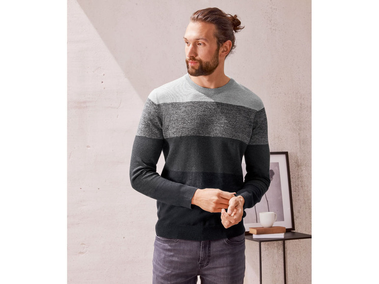 Pełny ekran: LIVERGY® Sweter męski z bawełny, 1 sztuka - zdjęcie 15