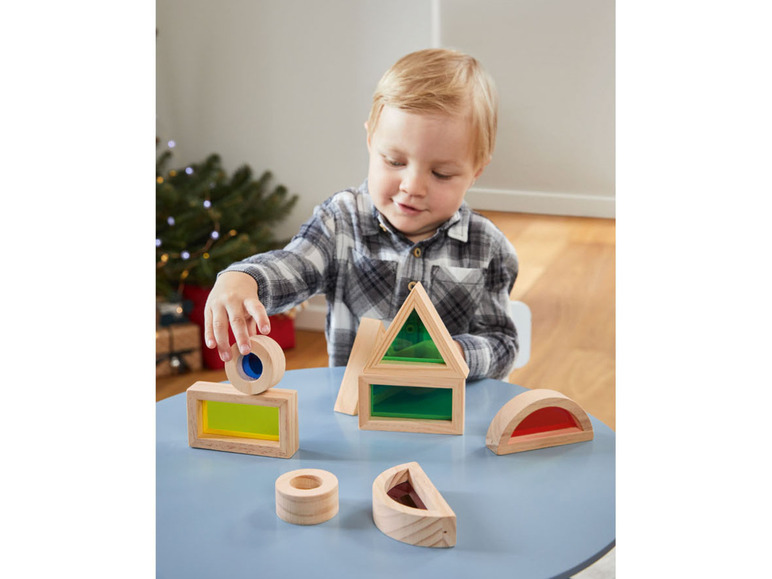 Pełny ekran: Playtive Układanka lub klocki sensoryczne z drewna Montessori, 1 zestaw - zdjęcie 8