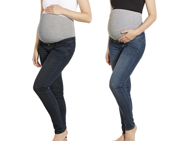 Pełny ekran: esmara® Jeansy damskie ciążowe - zdjęcie 1