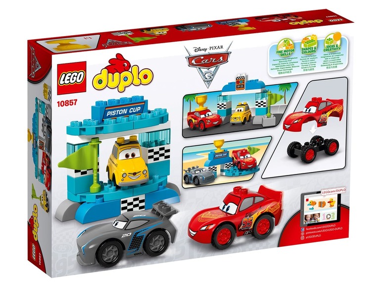Pełny ekran: LEGO® DUPLO® 10857 Wyścig o Złoty Tłok - zdjęcie 2