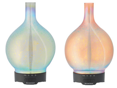SILVERCREST Ultradźwiękowy szklany dyfuzor zapachowy 3D, 1 sztuka
