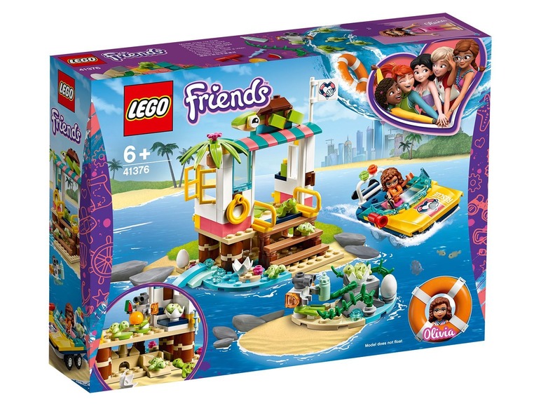 Pełny ekran: LEGO® Friends 41376 Na ratunek żółwiom - zdjęcie 1