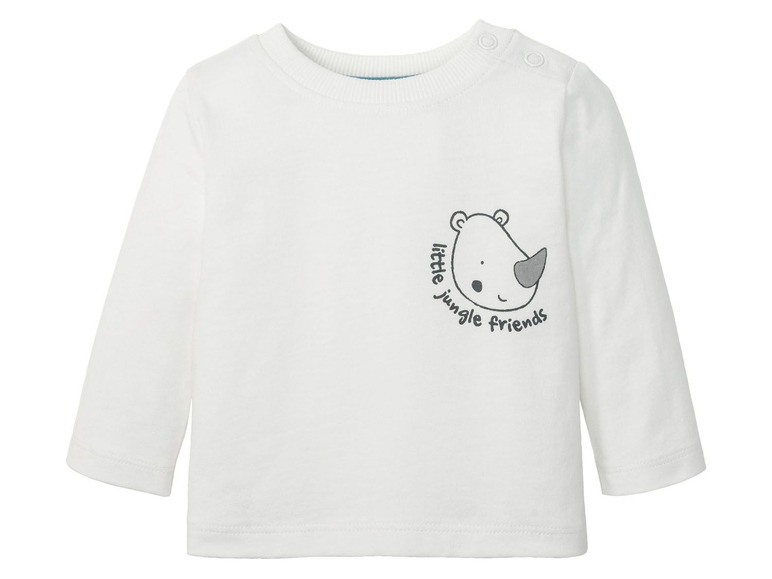 Pełny ekran: lupilu® Bluzka niemowlęca z bawełny, 1 sztuka - zdjęcie 4