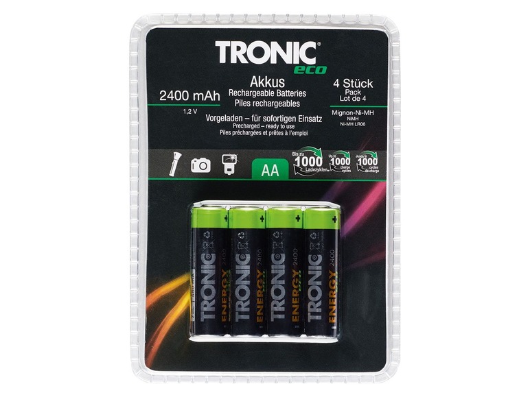 Pełny ekran: TRONIC® Akumulatorki Ni-MH - zdjęcie 2