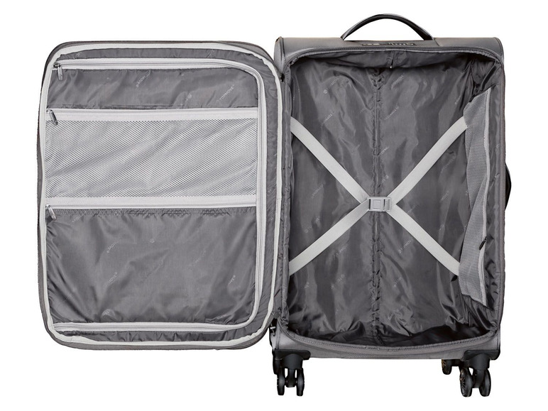 Pełny ekran: TOPMOVE Zestaw walizek podróżnych, szary, 2 sztuki, 1 komplet - zdjęcie 10