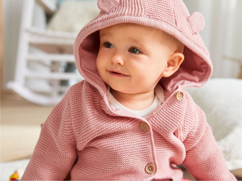 Pełny ekran: lupilu® Sweter niemowlęcy z biobawełny, 1 sztuka - zdjęcie 3