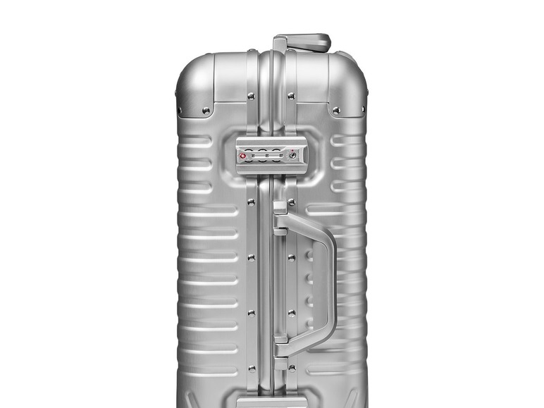 Pełny ekran: TOPMOVE® Walizka aluminiowa Premium 32 l srebrna, 55 x 40 x 21 cm - zdjęcie 4