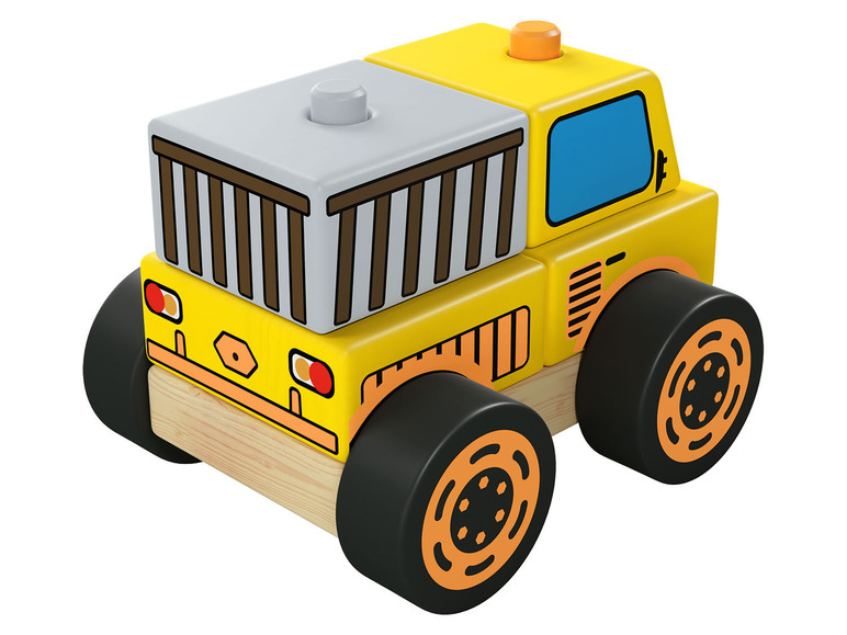 Pełny ekran: PLAYTIVE® Zestaw 2 drewnianych pojazdów, 1 sztuka - zdjęcie 5
